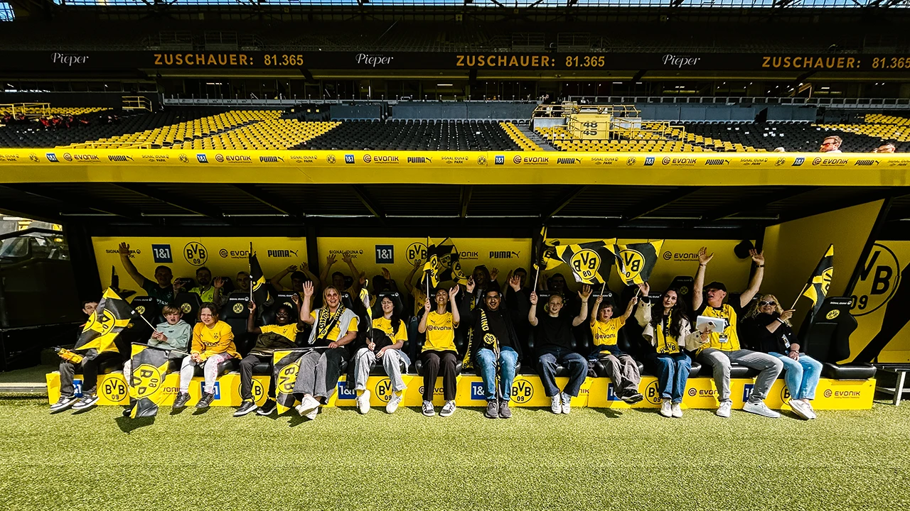 Kinderheim Merkstein jubelt beim BVB in Dortmund